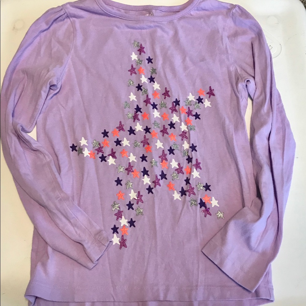 2/$10 Like New! Crazy 8 sparkly star top!